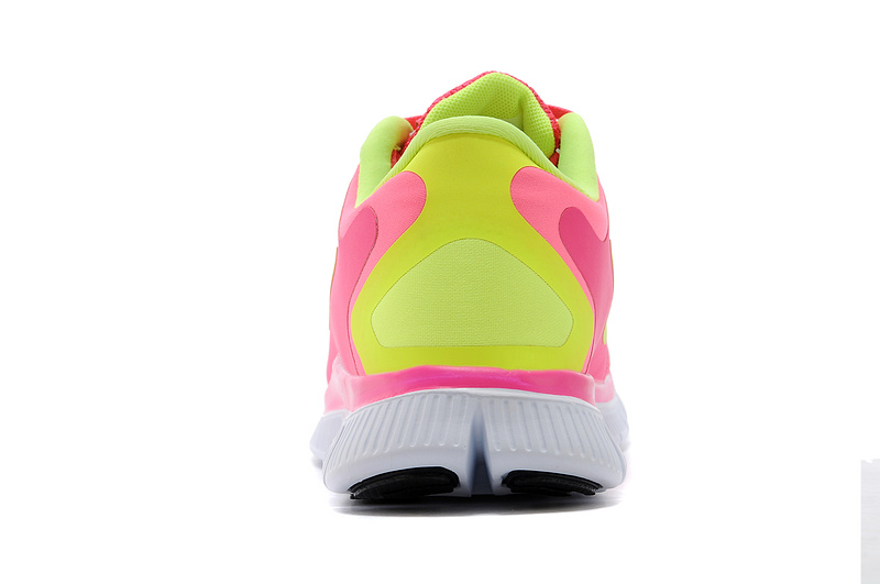 Nouveau Nike Free 5.0 femmes plus jaune rose (1)